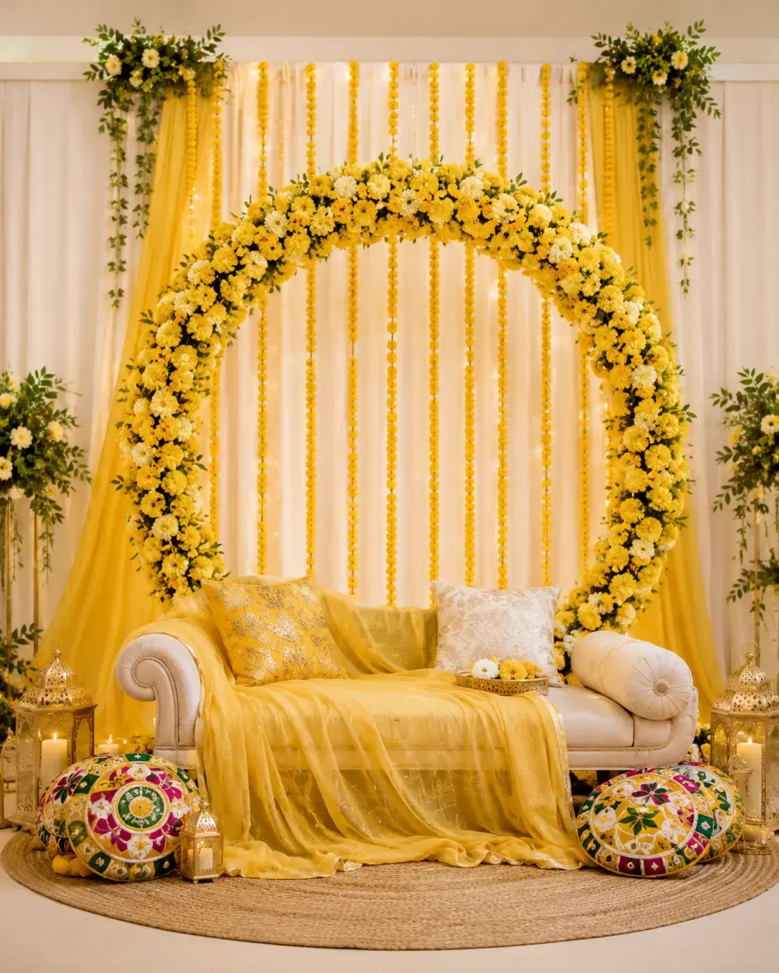 Mayon Mehndi Backdrop